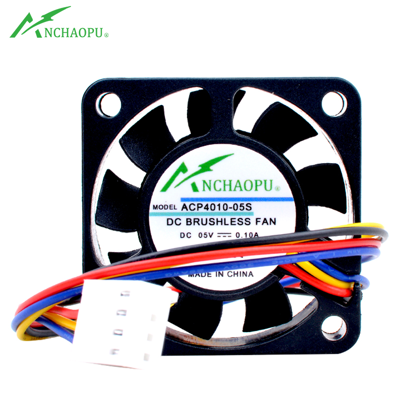 Pi 4 Case - ANCHAOPU 4cm 40mm wentylator 40x40x10mm DC5V