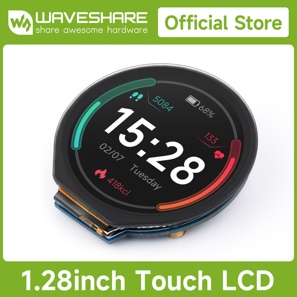 Pi Display - Moduł wyświetlacza LCD Waveshare 1,28 cala