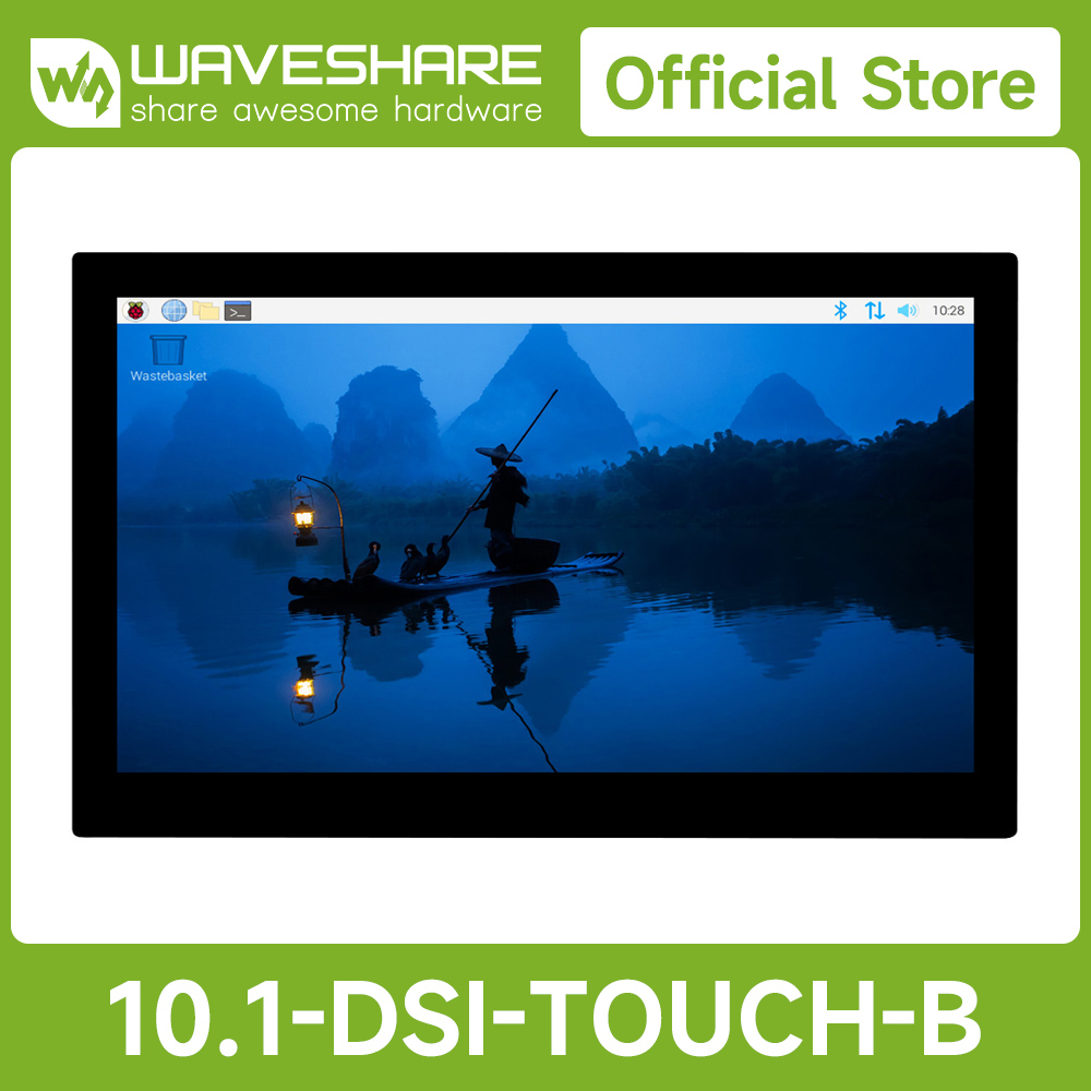 Pi Display - 10,1-calowy dotykowy wyświetlacz DSI do Raspberry