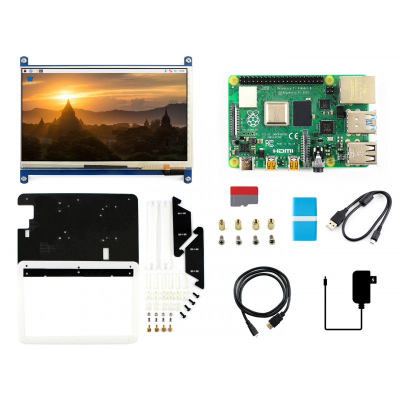 Pi Display - Zestaw wyświetlacza Raspberry Pi 4 Model