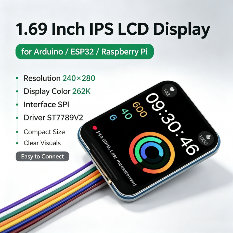 Pi Zero - Moduł LCD IPS 1,69 cala, sterownik