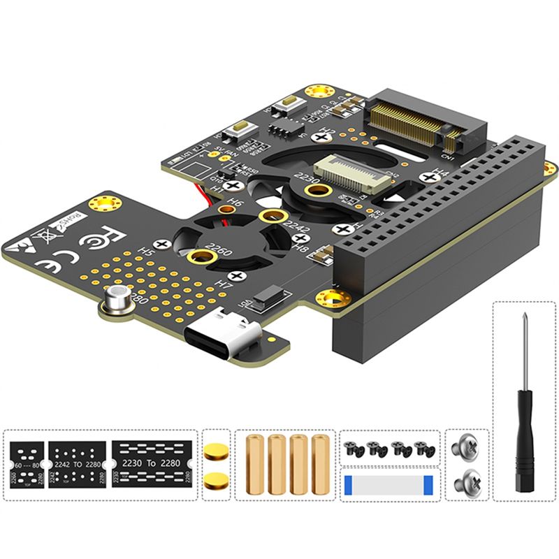 Adapter PCIe do M.2 NVMe SSD 3 – Pi 5 Case recenzja i cena