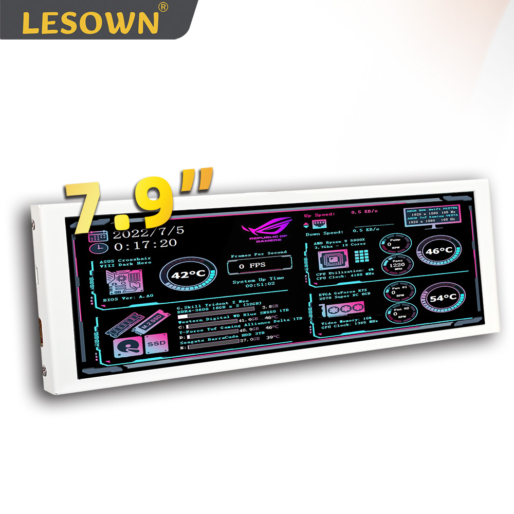 LESOWN Bar Display 7.9 cala Bi – Pi 4 Case recenzja i cena