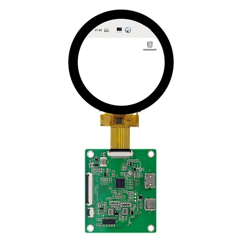Okrągły wyświetlacz A52T DSI T – Pi Display recenzja i cena