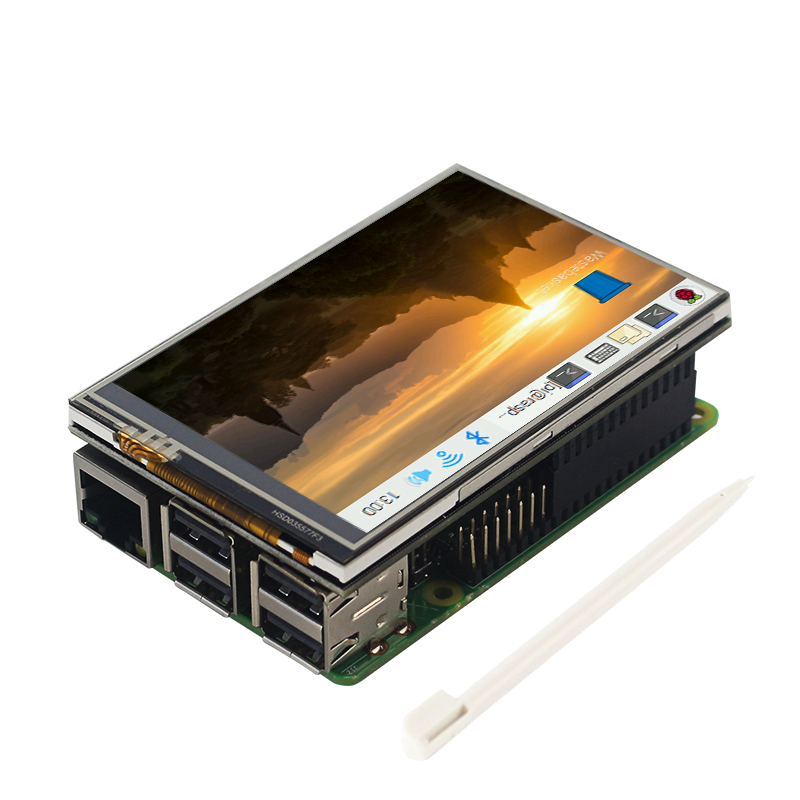 Raspberry Pi 3.5 cal ekran dot – Pi 4 Case recenzja i cena