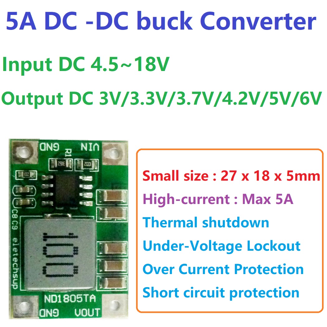 Moduł przetwornicy DC-DC 5A, 4 – Raspberry Pi 4 recenzja i cena
